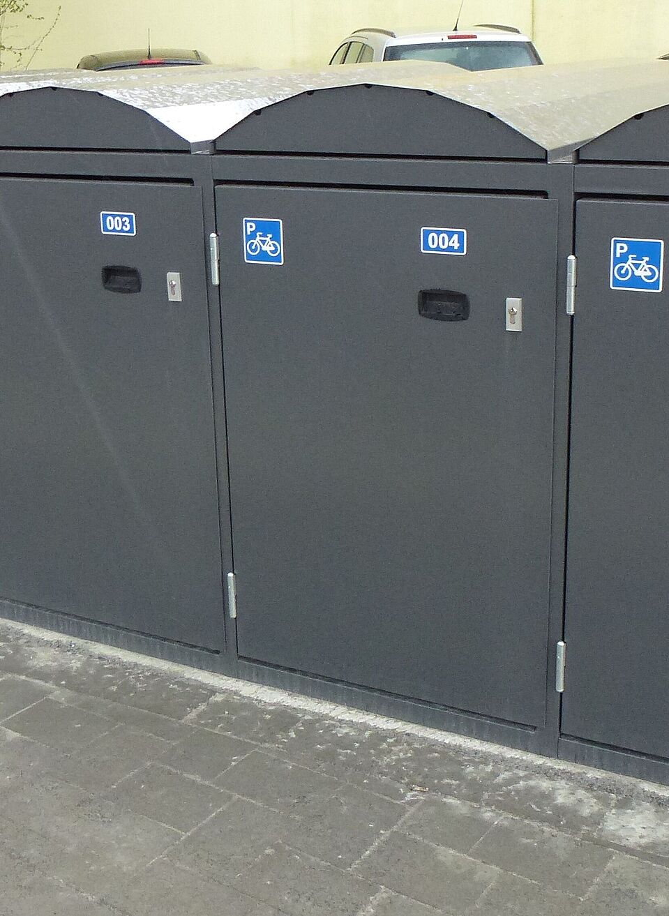 Fahrradboxen, Bahnhof Groß-Gerau Fahrradboxen, Bahnhof Groß-Gerau