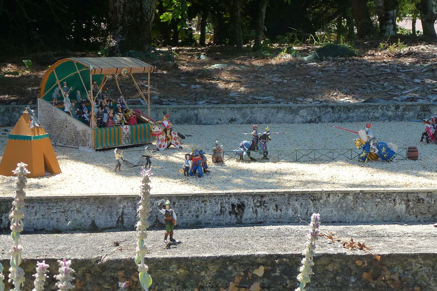 Ritterspiele im Miniaturpark Loireschlösser