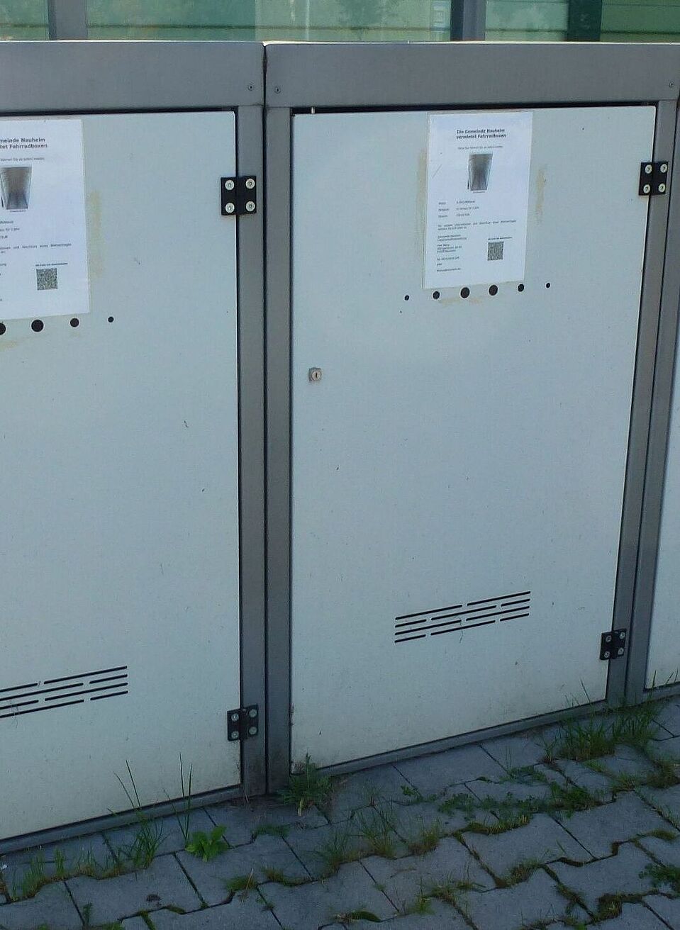 Fahrradboxen, Bahnhof Nauheim Fahrradboxen, Bahnhof Nauheim