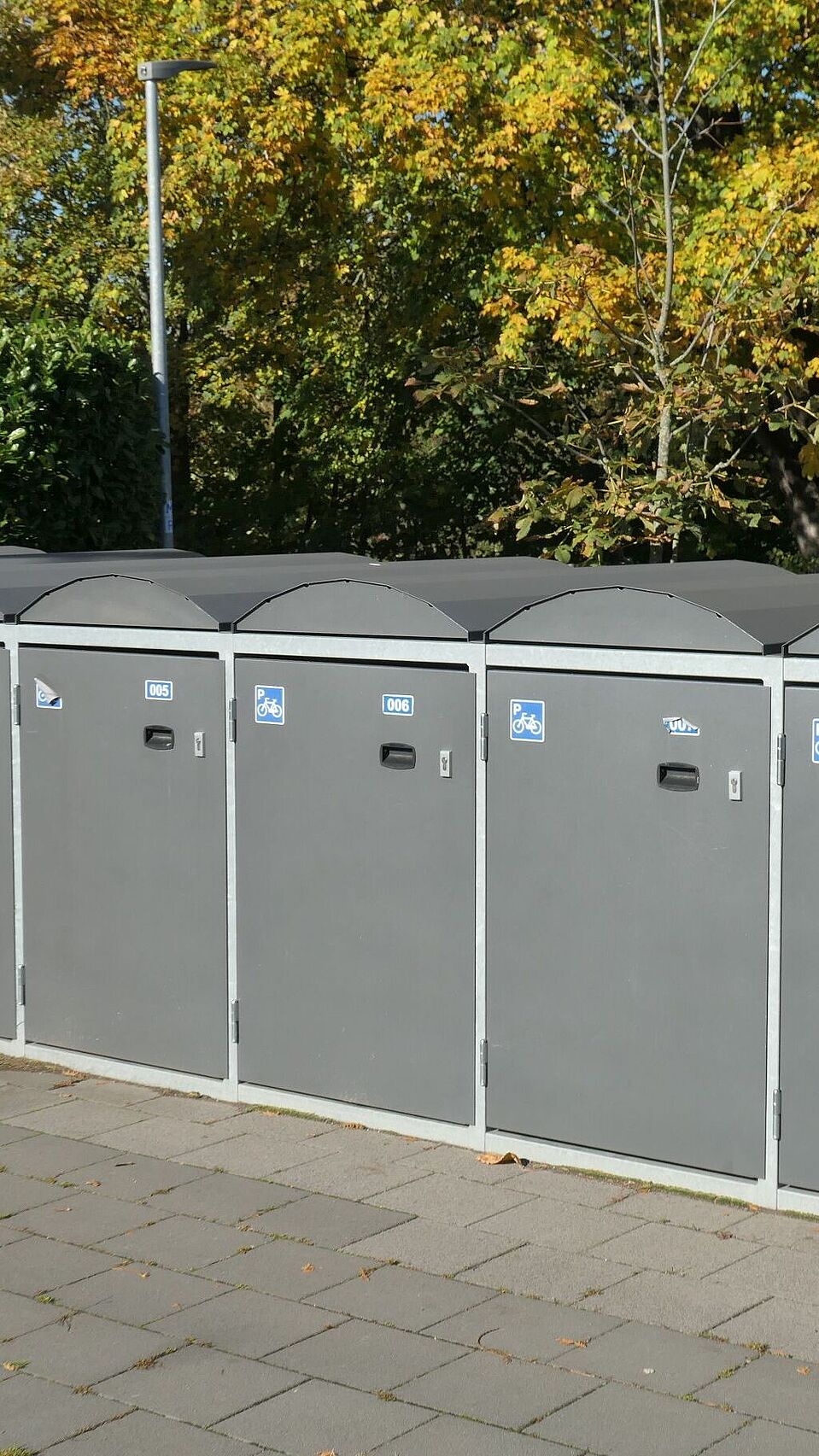 Fahrradboxen, Bahnhof Gustavsburg Fahrradboxen, Bahnhof Gustavsburg