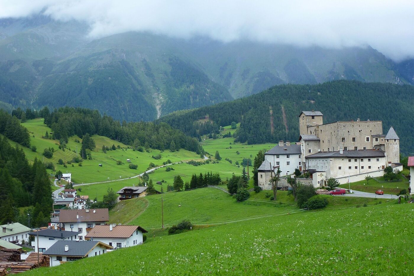 Ausblick vom Reschenpass