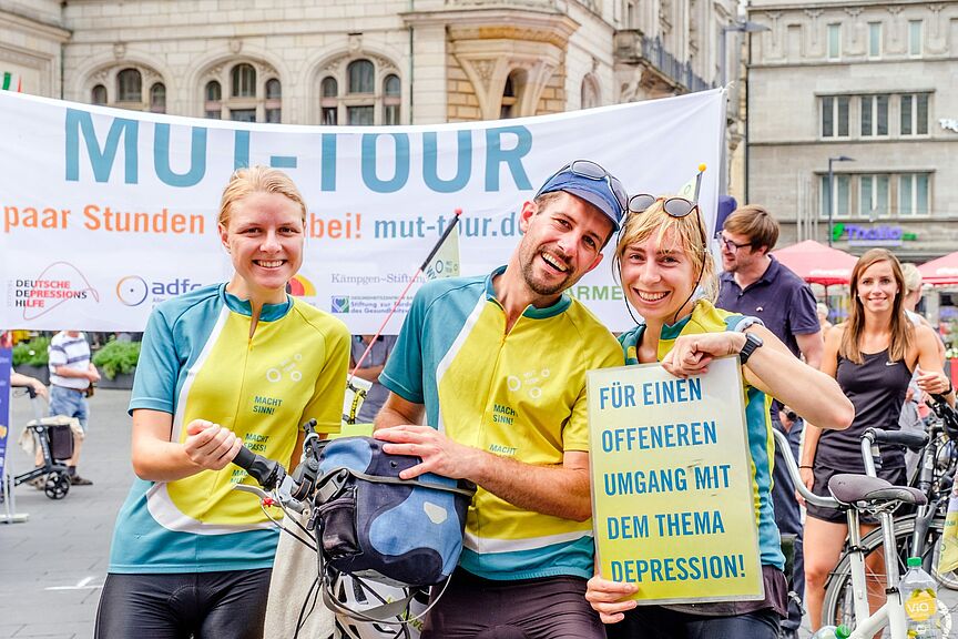 Mitfahraktion der MUT-TOUR Mitfahraktion der MUT-TOUR