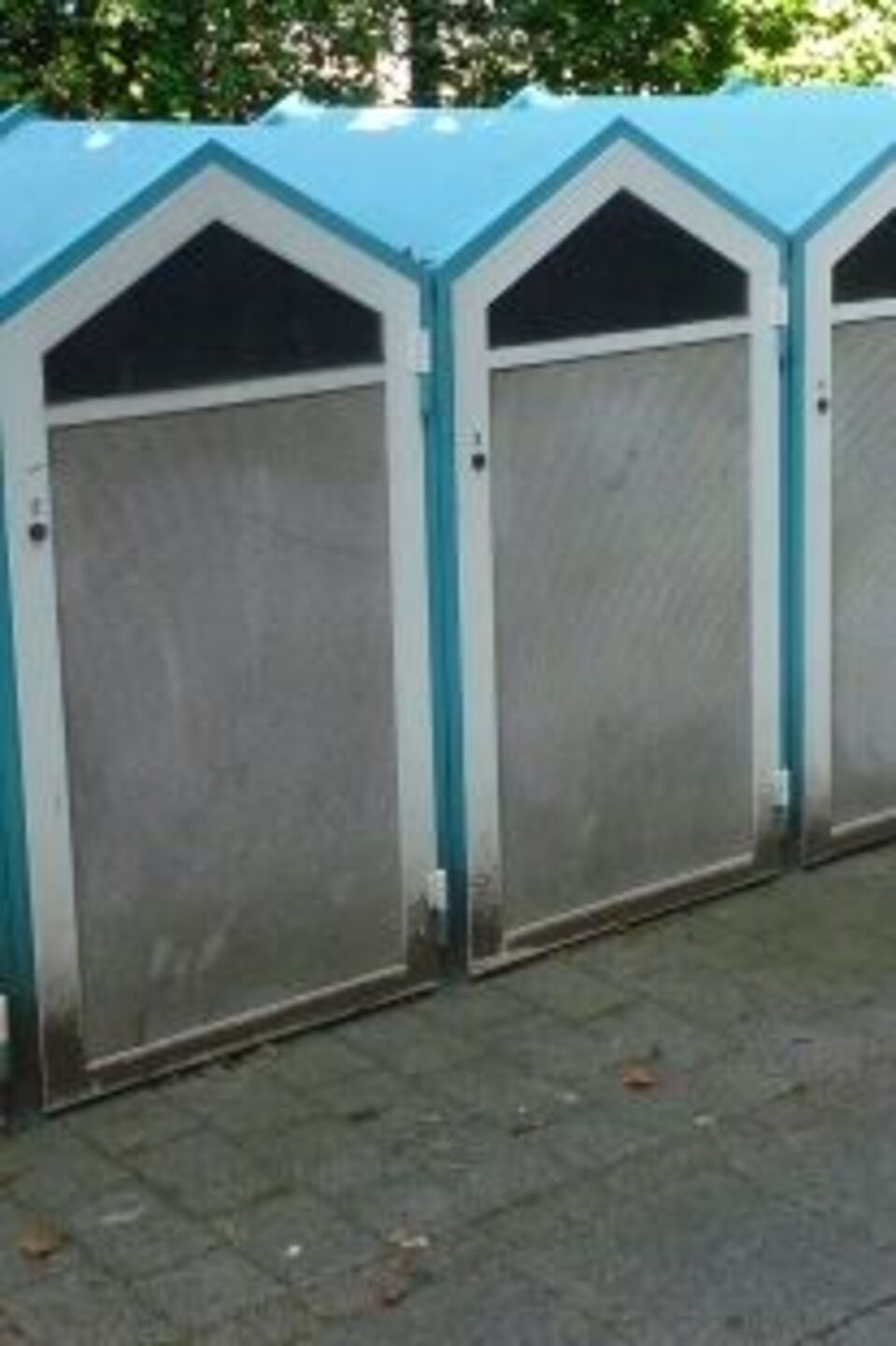 Fahrradboxen, Bahnhof Rüsselsheim Fahrradboxen, Bahnhof Rüsselsheim