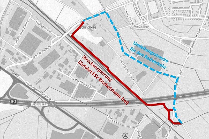 Umleitung_KRR29 Umleitung Kreisradroute 29