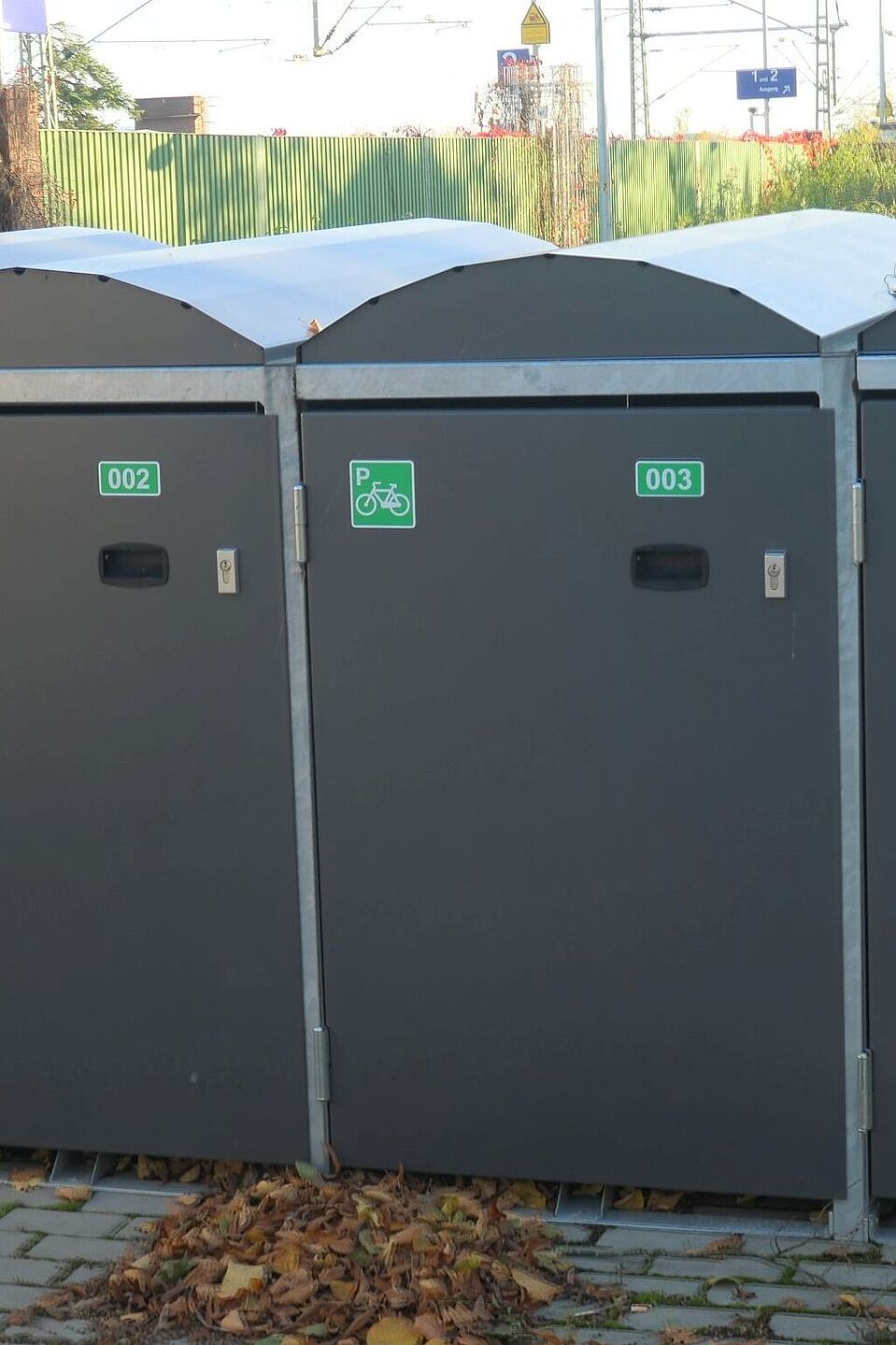 Fahrradboxen, Bahnhof Biebesheim Fahrradboxen, Bahnhof Biebesheim