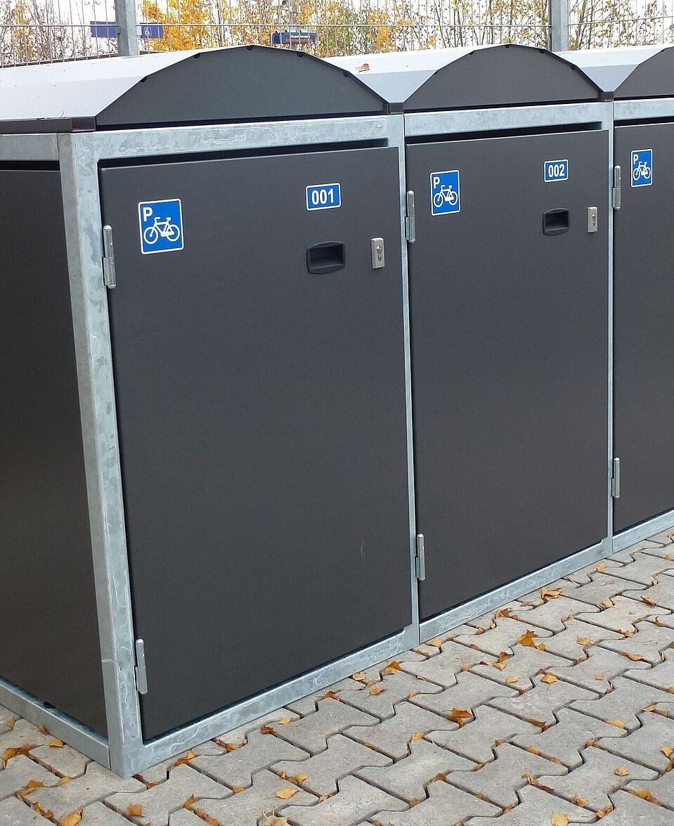Fahrradboxen, Bahnhof Dornheim Fahrradboxen, Bahnhof Dornheim