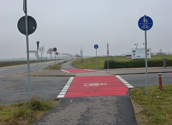 Radweg Wolfskehlen - Leeheim