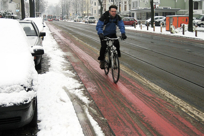 Radfahren im Winter Radfahren im Winter